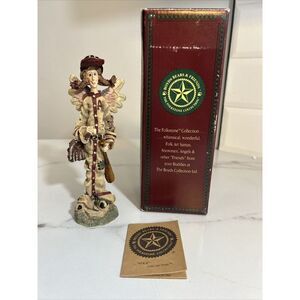 1994 Boyds Folkstone Collection Minerva...the Baseball Angel Style #2826 1E/2294